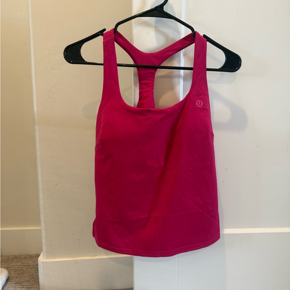 lululemon athletica Hot Pink Racerback Tank Top brand new with tags